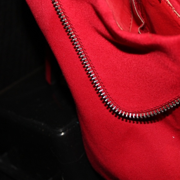 Body Central Like New Red Booties Heels - Picture 3 of 4